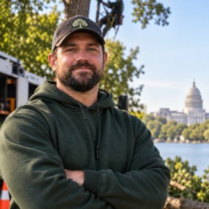Quincy Carroll, founder of Tree Service Madison